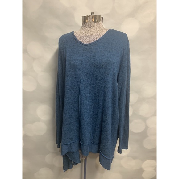 Lazy Sundays Tops - lazy‎ sundays women's large blue oversized top